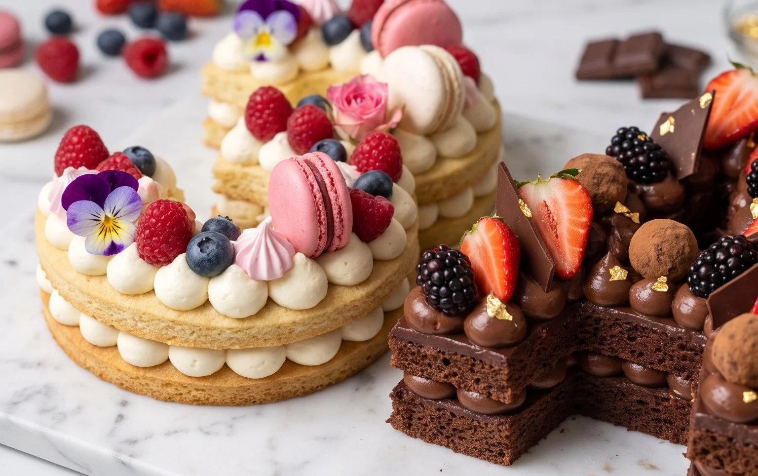 Number Cake oder Letter Cake