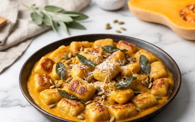 Butternut Kürbis Gnocchi: Einfach & Lecker