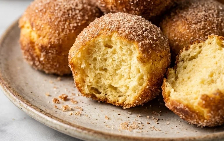 Quarkbällchen aus dem Backofen