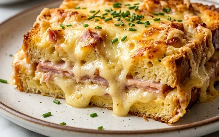Overnight Croque Monsieur Casserole