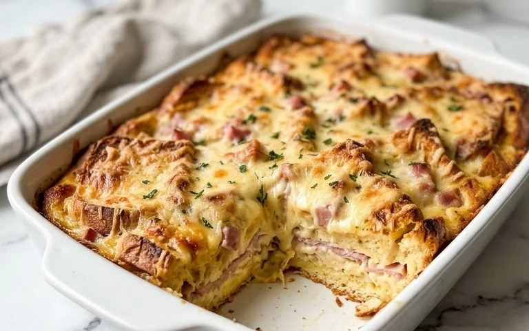Overnight Croque Monsieur Auflauf: Einfach & Lecker