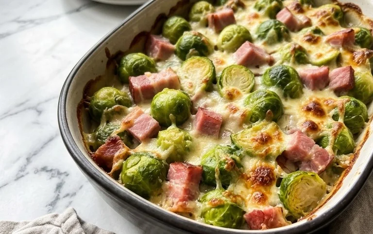 Kasseler-Rosenkohl-Auflauf: Einfaches & Leckeres Rezept